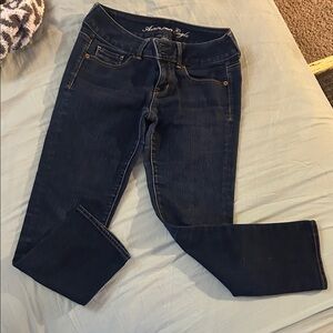 American Eagle Outfitters Women's Navy Skinny Jeans stretch
